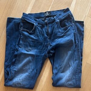 Lot of 2 Men's Blue Jeans - 7 for all Mankind and Ralph Lauren